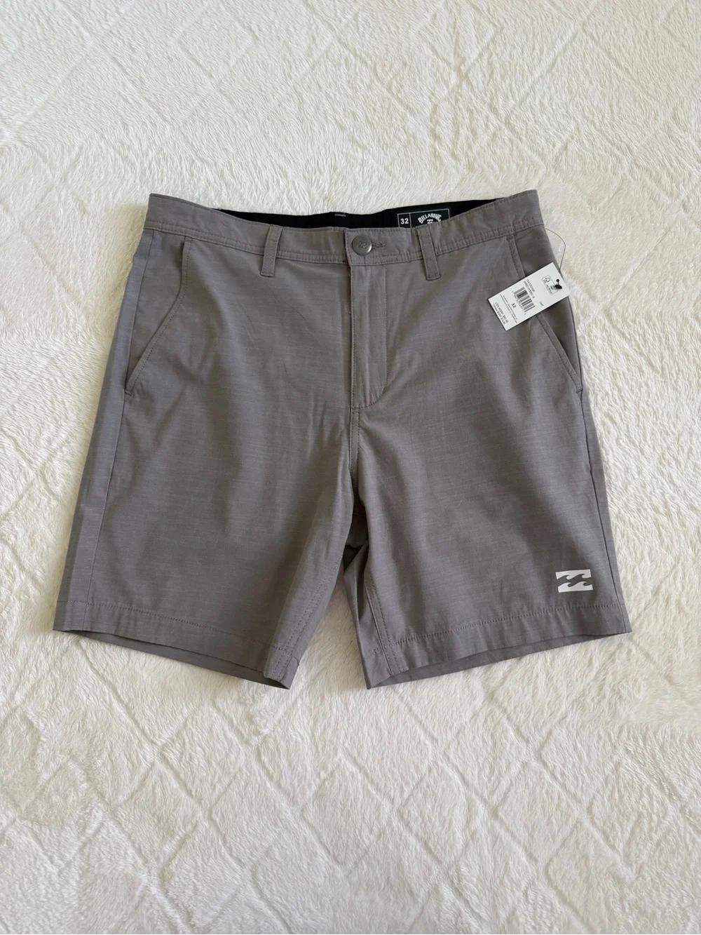 Billabong Gray Men's Walkshorts with Logo